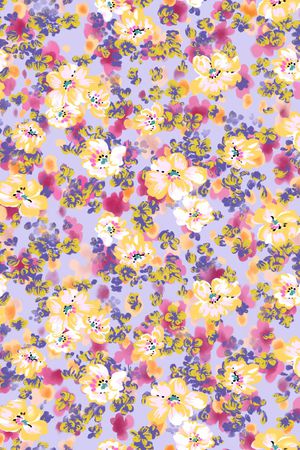 小碎花印花华亿平台图片