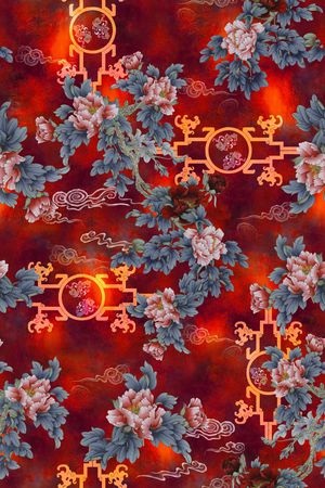 香云纱印花华亿平台图片