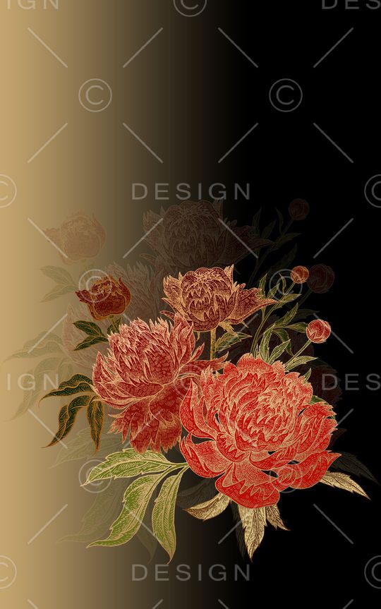 女装定位花印花华亿平台图片