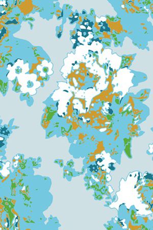 绿植树叶印花华亿平台图片