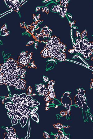 绿植树叶印花华亿平台图片