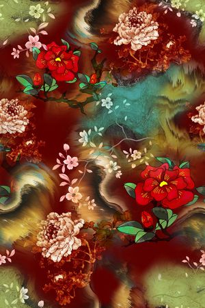 数码华亿平台印花华亿平台图片