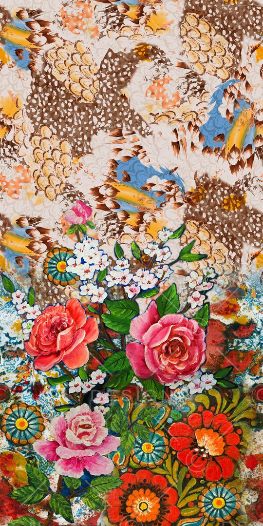 定位花印花华亿平台图片