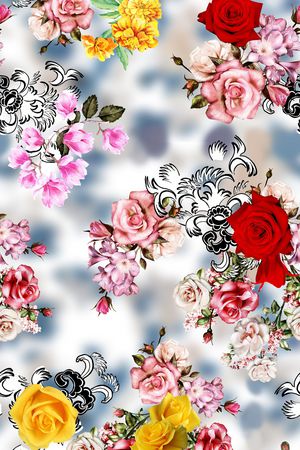 旗袍印花华亿平台图片