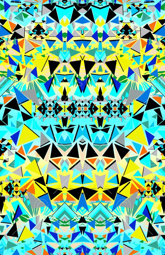 几何印花华亿平台图片