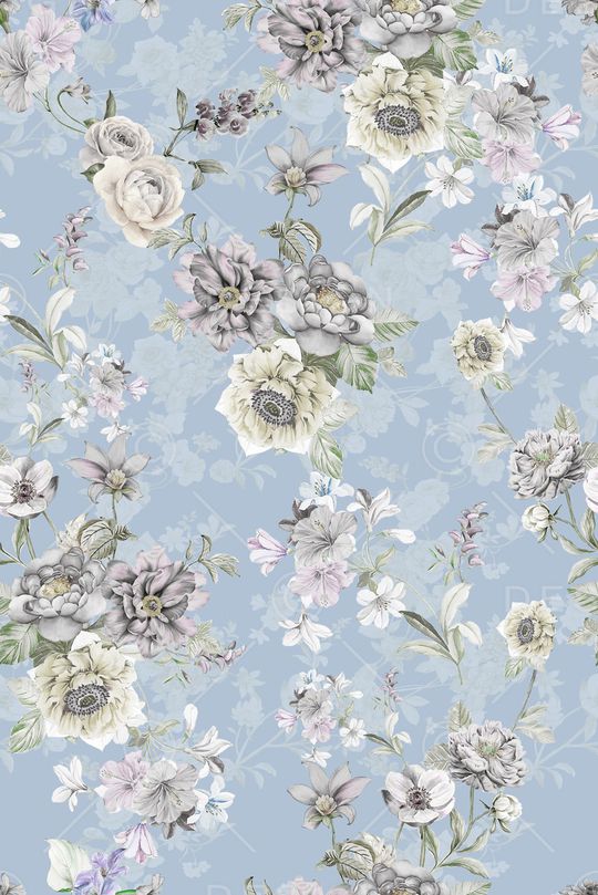 抽象花卉印花华亿平台图片