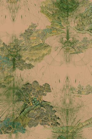 线条印花华亿平台图片