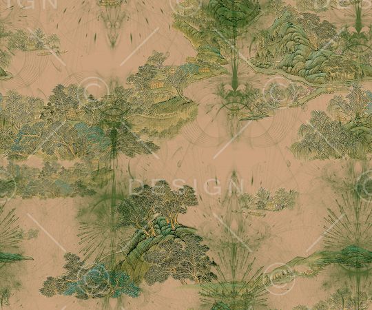 线条印花华亿平台图片