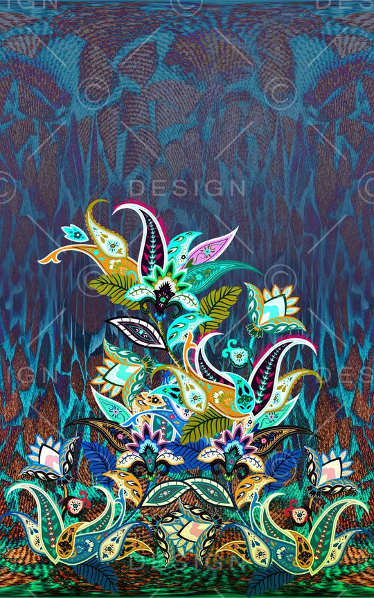 女装定位花印花华亿平台图片