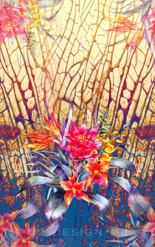 女装定位花印花华亿平台图片