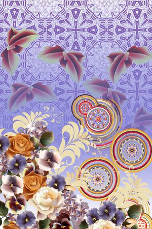 民族风印花华亿平台图片