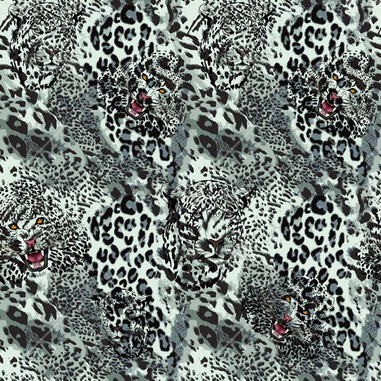 豹纹印花华亿平台图片