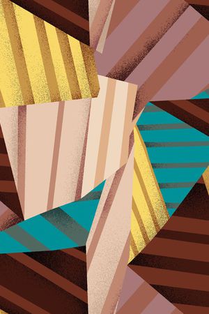 几何印花华亿平台图片