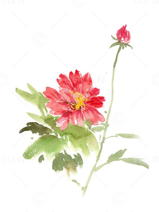 水墨风印花华亿平台图片