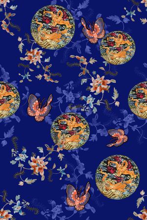 香云纱印花华亿平台图片