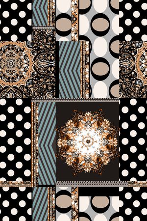 几何印花华亿平台图片