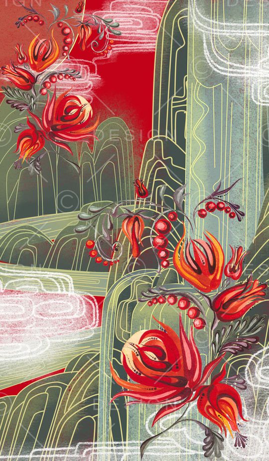 女装定位花印花华亿平台图片