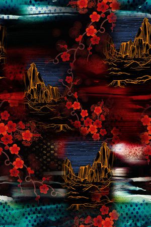 香云纱印花华亿平台图片