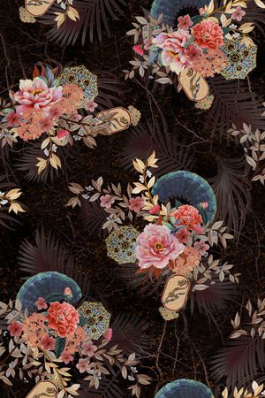 香云纱印花华亿平台图片