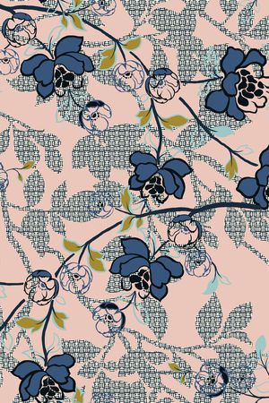 绿植树叶印花华亿平台图片