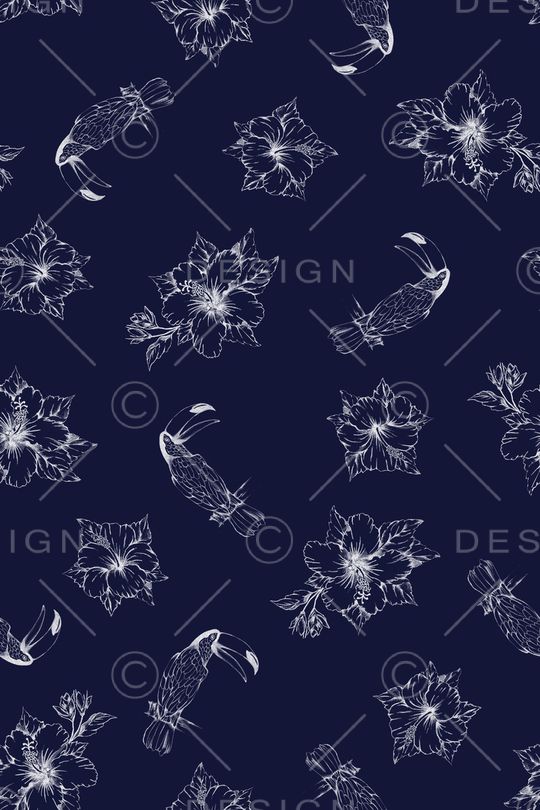 鸟印花华亿平台图片