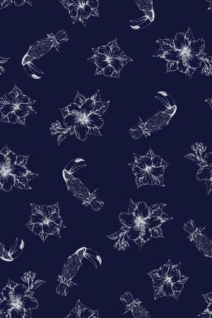 鸟印花华亿平台图片