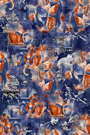 复古印花华亿平台图片