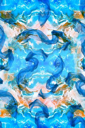 抽象印花华亿平台图片