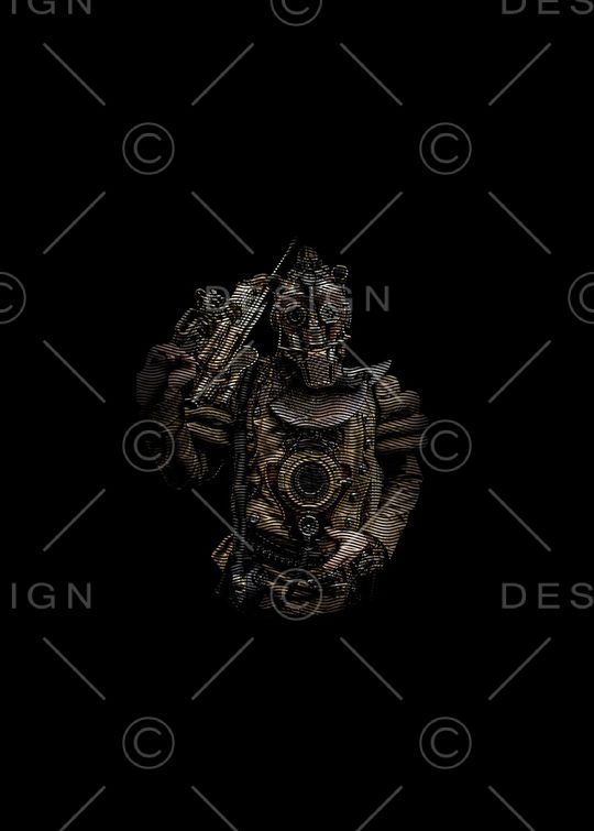 古代人物印花华亿平台图片