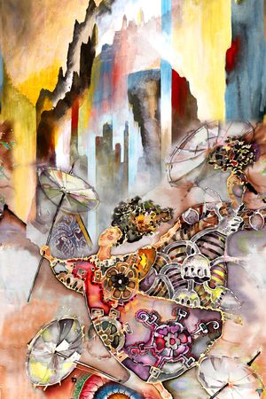 女装定位花印花华亿平台图片