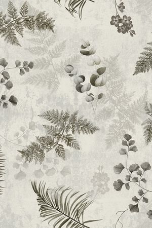 绿植树叶印花华亿平台图片