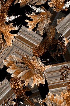 几何印花华亿平台图片