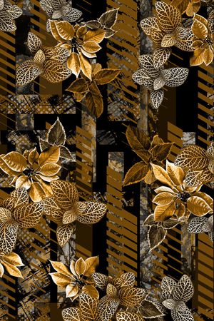 几何印花华亿平台图片