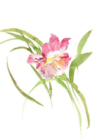 水墨风印花华亿平台图片