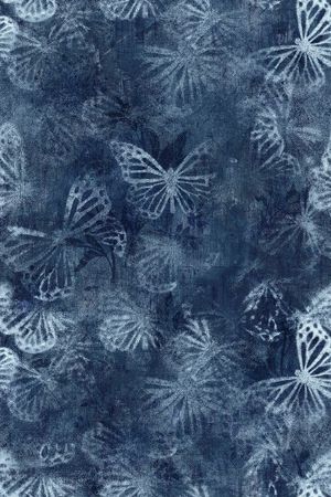 花卉蝴蝶印花华亿平台图片