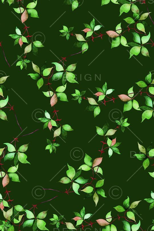 绿植树叶印花华亿平台图片