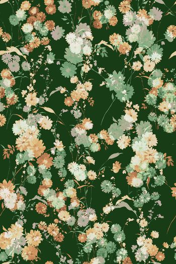 绿色印花华亿平台图片