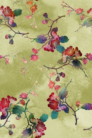 梅花印花华亿平台图片