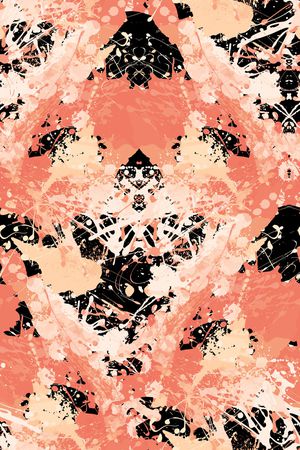 抽象男装印花华亿平台图片