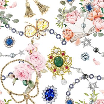 珠宝宝石印花华亿平台图片