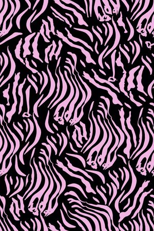 斑马纹印花华亿平台图片