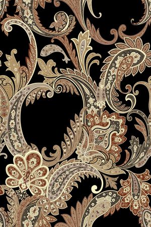 佩斯利印花华亿平台图片