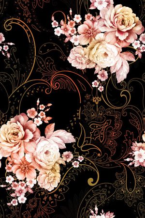 佩斯利印花华亿平台图片