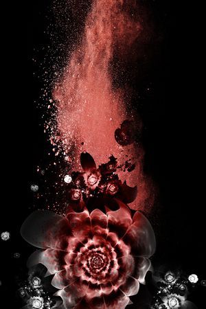 抽象印花华亿平台图片