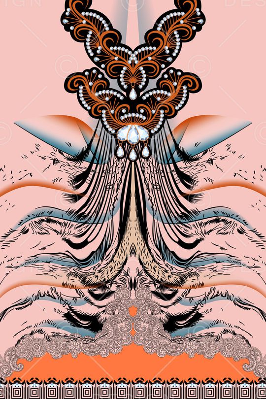 女装定位花印花华亿平台图片