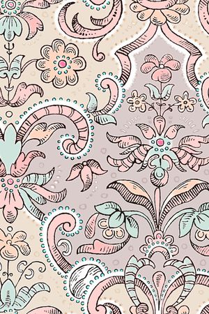 复古印花华亿平台图片