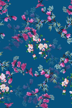 梅花印花华亿平台图片