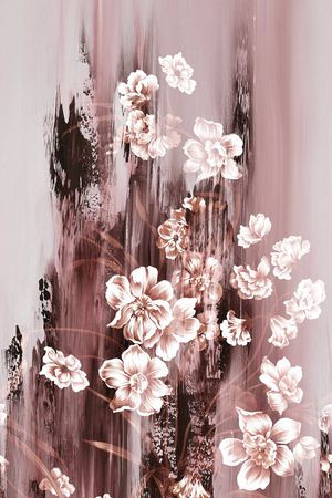 兰花印花华亿平台图片