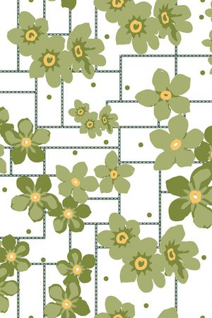 格子印花华亿平台图片