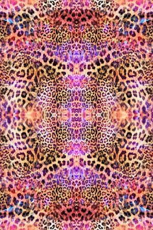 豹纹印花华亿平台图片